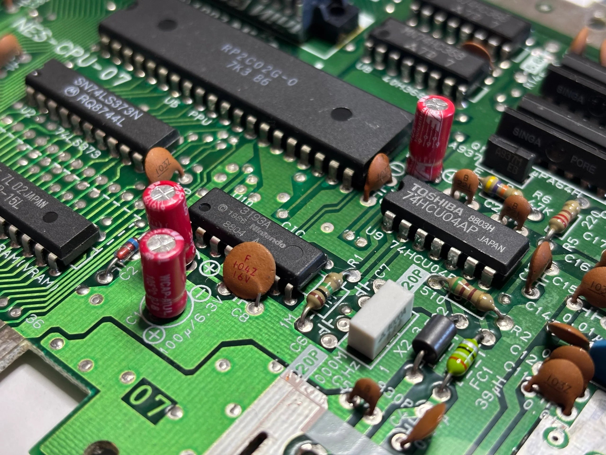 Capacitor Kit for the NES Main PCB Capacitor Kit for the NES Main PCB